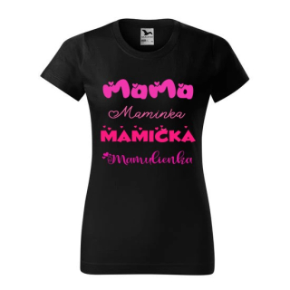 Tričko s motívom Mama maminka mamička mamulienka